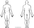 Colorea esta l&aacute;mina sobre Las Partes del Cuerpo. Pintar el Cuerpo Humano del Hombre